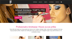 Desktop Screenshot of makeuphouse.rs